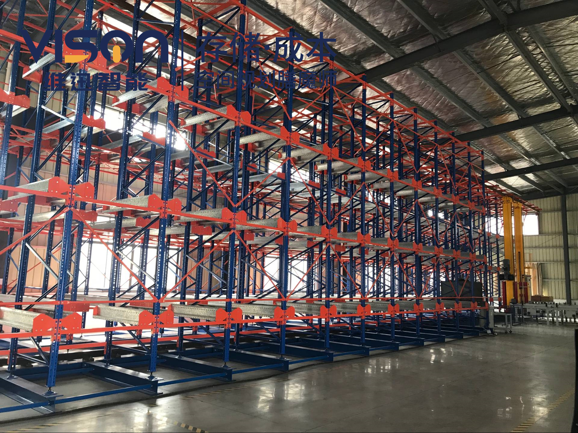 穿梭式货架 —— 密集存储 + 智能搬运一步到位